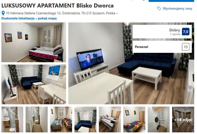 Luksusowy Apartament Przy Dworcu Stettin Exterior foto